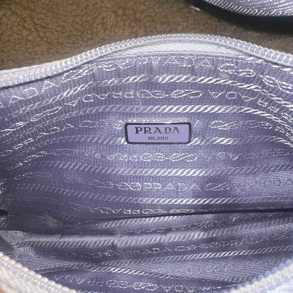 Authentic Prada Re-Edition 2000 Lavender Nylon Bag - image 8